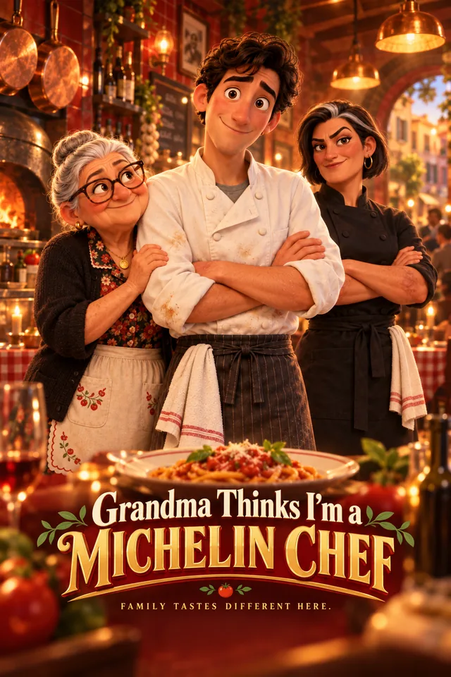 Poster: Grandma Thinks I’m a Michelin Chef